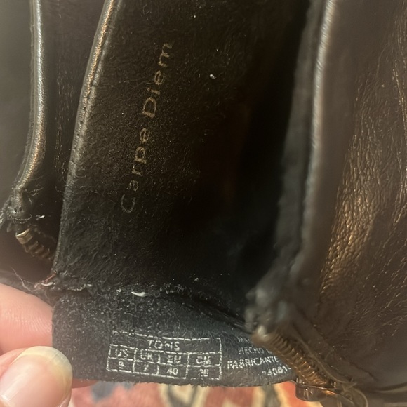 Toms black leather ankle boots - Picture 5 of 6